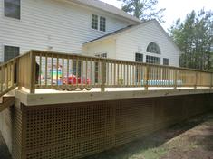 Custom Deck in Williamsburg Virginia